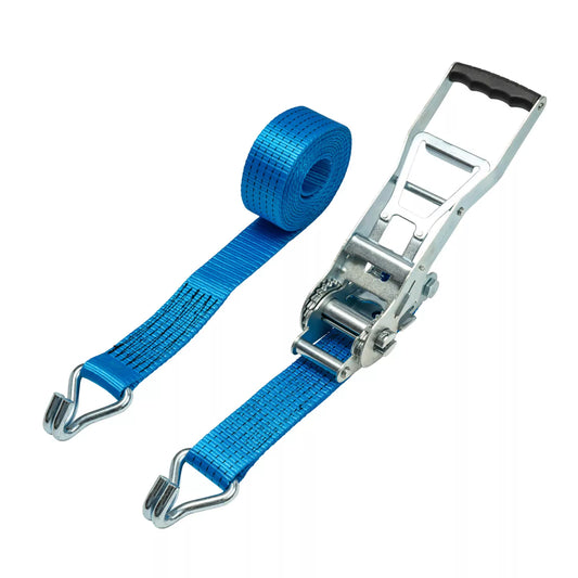 50mm Ergonomic Ratchet Strap 5000kg with Claw Hooks