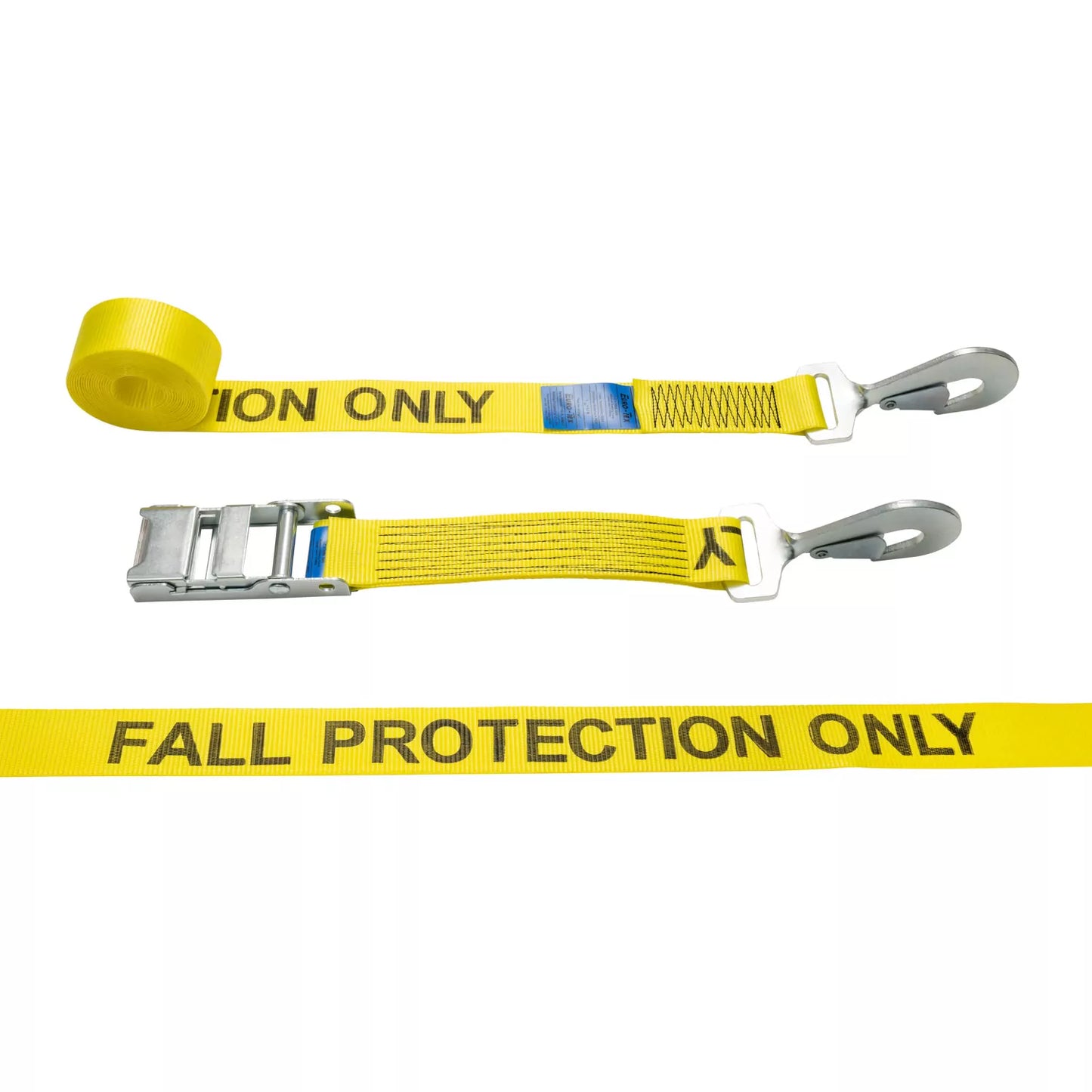 Fall Protection Strap with OC Buckle and Twisted Snap Hook