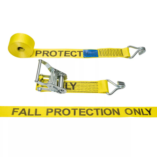 Fall Protection Strap with Ratchet and Claw Hook